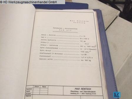 机械设备: MAX RENTSCH RAM 475