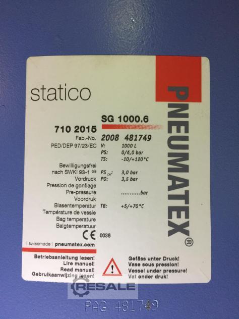 기계: PNEUMATEX Statico