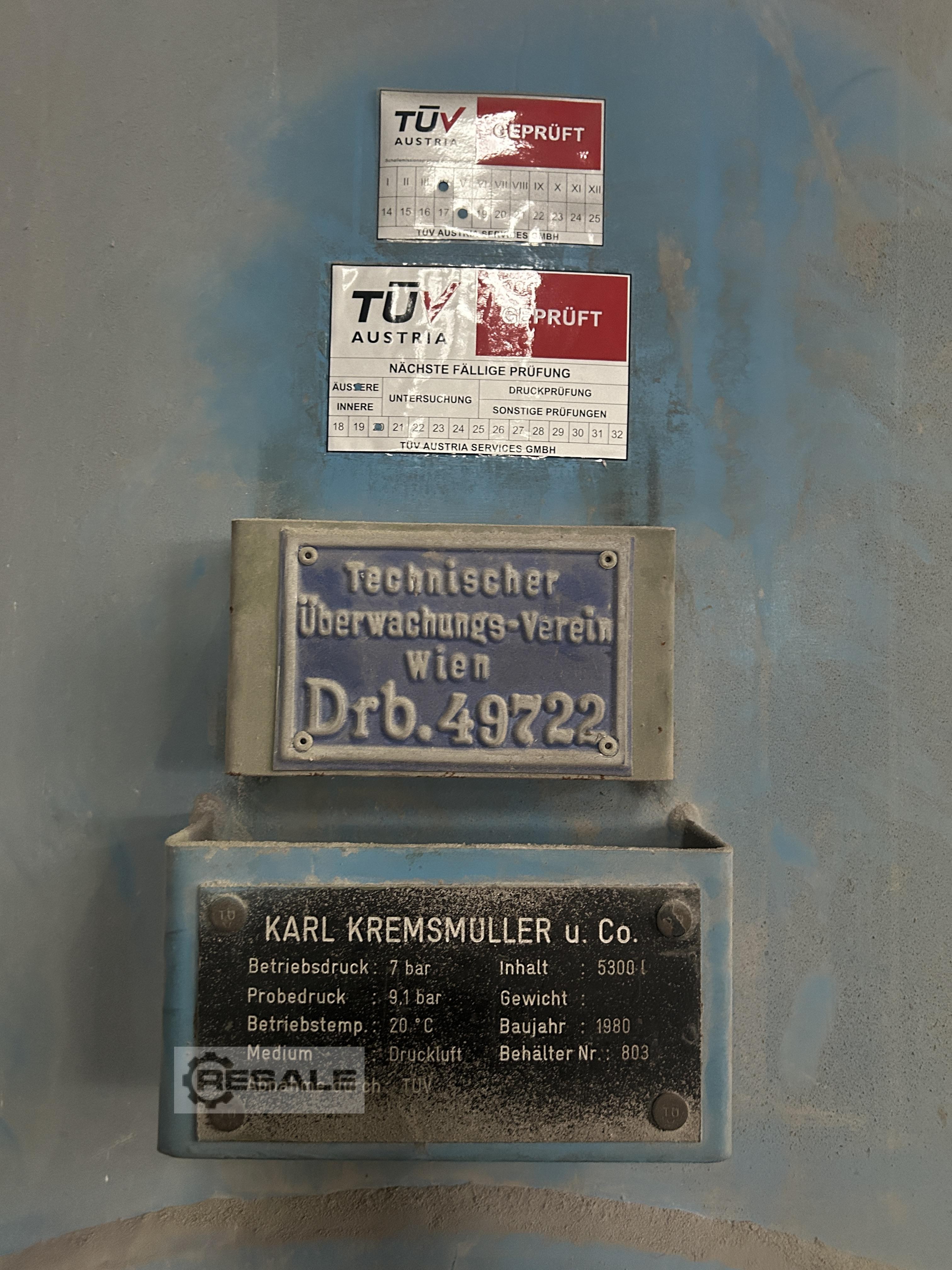 기계: KREMSMüLLER 803