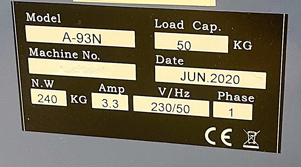 机械设备: FROMM A-93N