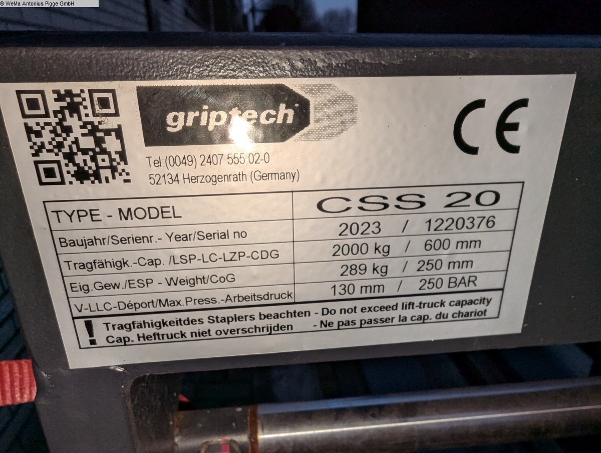 机械设备: GRIPTECH CSS 20