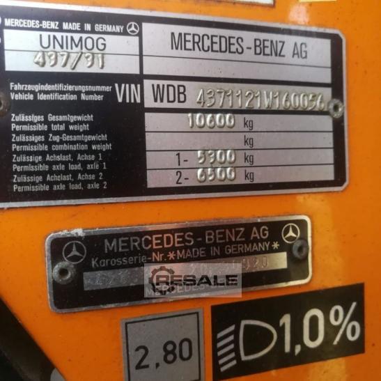 机械设备: MERCEDES Unimog 1750
